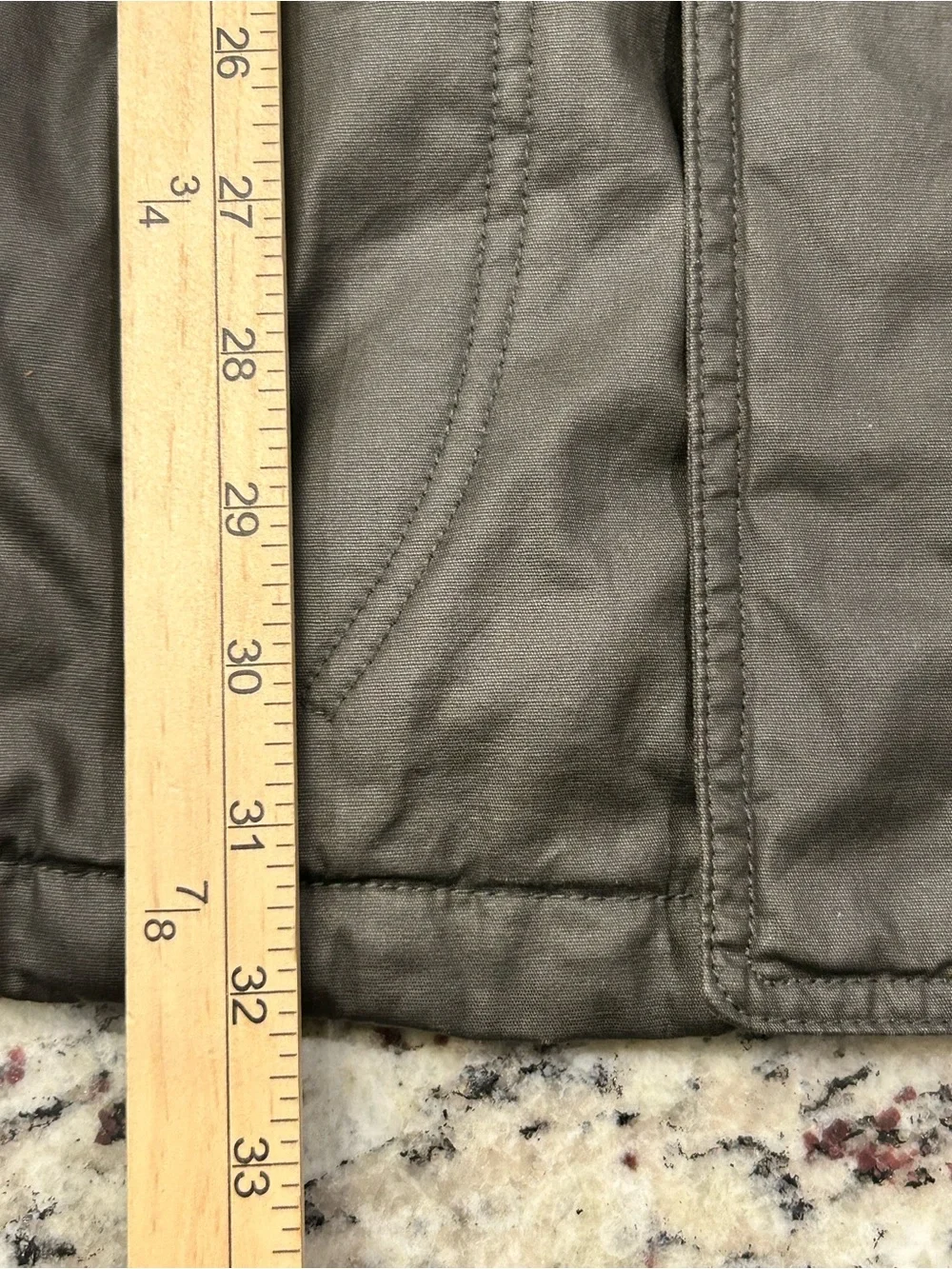 Johnston & Murphy Men's Olive Brown  Field Jacket Plaid Lining M Military Field